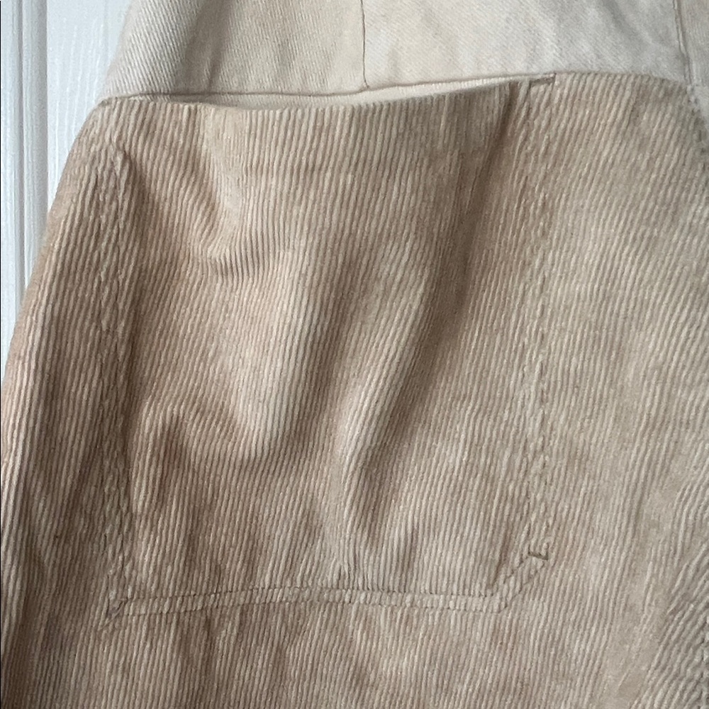 FreePeople Beige Patchwork Pants with Crochet Det… - image 4